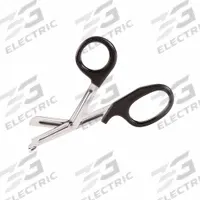 MABIS Medical Shears: Shear, Stainless Steel, Serrated, Plastic, 7 1/2 in Overall Lg, Reusable (MPN 27-755-020). Key specifications — Disposability: Reusable; Product Type: Shear; Color: Black; Blade Material: Stainless Steel; Handle Material: Plastic; Brand: MABIS; Blade End Type: Serrated.