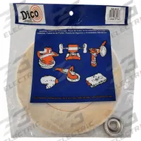 DICO: Canton Flannel, Cushion Sewn, 8 in Dia, 1/2 in Thick (MPN 526-60-8). Key specifications — Brand: DICO.