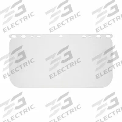 MCR SAFETY Face Shield Visor: 15 in Overall Wd, 8 in Overall Ht, 0.04 in Overall Thick - General Purpose Replacement Visors