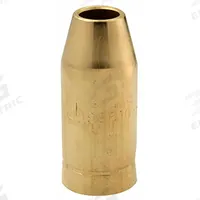 MILLER ELECTRIC Nozzle: FasTip, 1/2 in, Tapered, Brass (MPN 199610). Key specifications — Insulation Type: Insulator Sold Separately; Duty Rating: Standard Duty; For Contact Tip Series: FasTip; Manufacturer Part Number: 199610; Brand: MILLER ELECTRIC.