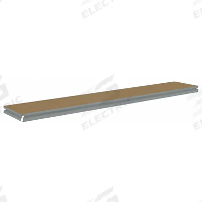 TENNSCO Shelf: 60 in x 15 in, 750 lb Load Capacity, Particleboard, Gray - Particleboard Decking Shelf Kits for Boltless Shelving