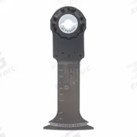 BOSCH Oscillating Tool Blade: 2 in Blade Wd, 4 in Overall Lg, Plunge Cutting, Bi-Metal, 1 Pieces (MPN OSM200F). Key specifications — attr1097473: Wood; attr1097476: BOSCH; attr1097456: Plunge Cutting.