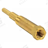 APPROVED VENDOR Threaded Thermowell: Brass, For 18 in Stem Lg, 18 in Insertion Lg, 5,000 psi at 60°F (MPN 24C505). Key specifications — attr1275131: 150°F at 3170 psi; attr1275136: APPROVED VENDOR; attr1275129: 5,000 psi at 60°F.