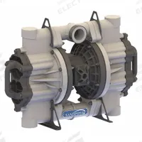 SANDPIPER Double Diaphragm Pump: Polypropylene Body, 2 in, NPT Connection, 150 gpm, 231 ft Max. Head (MPN HD20F1PJSPNS000.). Key specifications — Brand: SANDPIPER; Seat Material: 316 SS; Check Valve Material: EPDM.