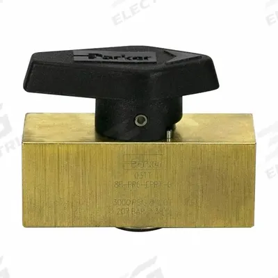 Parker Rotary Plug valve: For Chemicals/Gas/Oil Media, 2-Way, 1/4 in Pipe Size - Brass Instrumentation Plug Valves