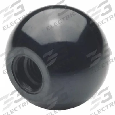 JW WINCO Ball Knobs: Ball, Plastic, M6 Thread, 7.5 mm Thread Lg - Ball Knobs with Threaded Hole