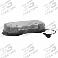 ECCO Mini Light Bar: Mini Light Bar Vehicle Light Bar Size, LED, SAE J845 Class 1, Mini Light Bar (MPN 5590CA-VM). Key specifications — Electrical Connection: Lighter Plug; Series: 5590 Reflex Series; Brand: ECCO; Number of Flash Patterns: 18; Mount Type: Suction; Light SAE Class Rating: SAE Class 1.