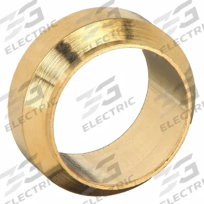 LEGRIS Compression Fitting Sleeve: 10 mm OD Fitting Size, Compression, Brass, 8 mm Overall Lg - Standard Sleeve Brass Compression Fittings