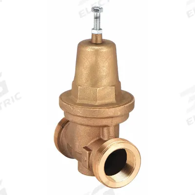 APOLLO Water Pressure Reducing Valve: NPT x NPT, 1 1/2 in Pipe Size, Bronze - High Capacity Water Pressure Regulators