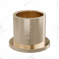 Flanged Sleeve Bearing: Bronze, SAE 841, 25 mm Bore, 30 mm OD, 30 mm Lg, -35°F to 300°F, 5 PK (MPN FFM2530-30B). Key specifications — System of Measurement: Metric; Material Grade: SAE 841; Flange Type: Flanged; Brand: OILITE.