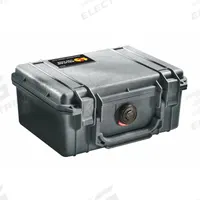 PELICAN Protective Case: 5 3/4 in x 8 1/4 in x 3 3/4 in Inside, No Foam, Black, Stationary, 1 lb Wt (MPN 1150NF). Key specifications — Closure Type: Latches; Brand: PELICAN; Carry-On Size: Yes.