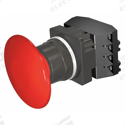 Siemens Mushroom Head Push Button: Non-Illuminated, Mushroom Head Profile, Non-Metallic - Mushroom-Head Push Buttons