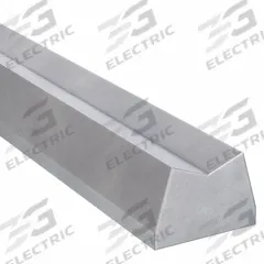 THOMSON Linear Shaft Support Rail: 1/2 in Shaft Dia, 24 in Lg, Black Oxide, Steel (MPN LSR8L24). Key specifications — attr111735: THOMSON; attr111741: Black Oxide.