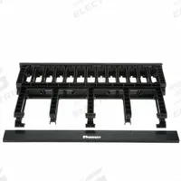 PANDUIT Horizontal Dual-Sided Manager: Horizontal, 1 U, Dual Side Sides, 13 1/8 in Overall Dp, Black (MPN NM1). Key specifications — Color: Black; Includes: Hardware Kit; Orientation: Horizontal; Brand: PANDUIT; Material: Plastic; Number of Sides: Dual Side; Product Type: Dual-Sided Manager.