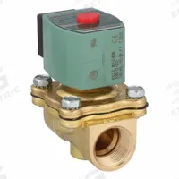 REDHAT Solenoid Valve: 2-Way, Normally Closed, 3/4 in Pipe Size, 110V AC/120V AC, High Flow (MPN SC8210G009). Key specifications — Pipe Size: 3/4 in; Voltage: 120V AC; Brand: REDHAT.