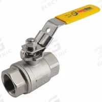 APPROVED VENDOR Manual Two-Way Ball Valve: 4 in, 316 Stainless Steel, Straight Valve Body, Two-Piece (MPN 06Q201N04040). Key specifications — Brand: APPROVED VENDOR; Handle: Locking Lever.
