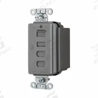 USB Receptacle: Decorator Duplex, Non-NEMA, 4 USB Ports, USB Type A/C, Gray, 125V AC, 5 A (MPN USB4ACGY). Key specifications — Brand: HUBBELL.