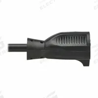 EATON TRIPP LITE Power Cord: 10 ft Lg, 3/16, 5-15P Plug, 5-15R Receptacle, SJT, PVC, 13 A Current (MPN P022AB-010-HG). Key specifications — Brand: EATON TRIPP LITE; Jacket Material: PVC.