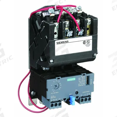 Siemens Magnetic Motor Starter: Non-Reversing, 3 Poles, NEMA Size 1 - Non-Reversing Starters with Electronic Overloads
