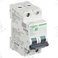 SCHNEIDER IEC Supplementary Protector: 20 A Amps, 500V DC, 5kA at 250V DC, Screw Clamp, C60H-DC, C (MPN M9U21220). Key specifications — Terminal Connection: Screw Clamp; AC Voltage Rating: Not Rated; Curve Type: C; DC Voltage Rating: 500V DC; Max. AIR Rating: 5kA at 250V DC; Series: C60H-DC; Brand: SCHNEIDER.