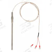 LOVE Surface Temperature Probe: -328°F to 1,202°F /-200°C to 650°C, ±0.3°C/0.12 ohm @ 0°C (MPN RTD-686). Key specifications — Cable Length: 2 ft 10 in; Brand: LOVE; Accuracy: ±0.3 °C/0.12 ohm @ 0 °C.