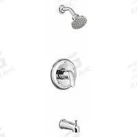 AMERICAN STANDARD Tub and Shower Trim Kit: Colony PRO, 1.75 gpm Fixed Showerhead Flow Rate, Chrome (MPN TU075508.002). Key specifications — Connection Type: FNPT; Series: Colony PRO; Showerhead Spray Patterns: Single.