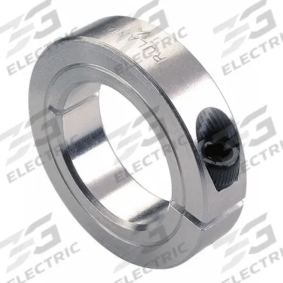 RULAND MANUFACTURING Shaft Collar: 1-Piece, Metric, Round, Clamp-On, 21 mm Bore Dia - Aluminum Shaft Collars