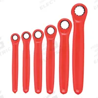 WIHA Box End Wrench Set: Alloy Steel, Chrome, 6 Tools, 3/8 in to 3/4 in Range of Head Sizes (MPN 21391). Key specifications — attr324927: WIHA; attr309452: Molded Case; attr309451: Yes; attr309461: Chrome; attr309460: Alloy Steel; attr309463: Yes; attr309449: 3/8 in to 3/4 in.
