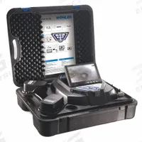 WOHLER Pipe Inspection System: VIS 250, 100 ft Lg., 6 in Max. Pipe Dia., 1 1/2 in Min. Pipe Dia. (MPN 6253). Key specifications — attr554899: Not Included; attr533194: Push-Button; attr533196: SD Card; attr553412: Not Included; attr529308: 6253.