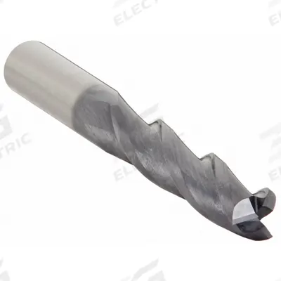 WIDIA HANITA Square End Mill: Carbide, TiAlN Coated, 3 Flute, 1/2" Mill Dia, 2" LOC - General Purpose Carbide Square End Mills