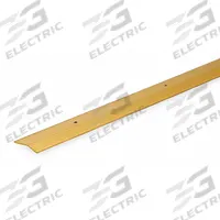 APPROVED VENDOR Carpet Seam Binder: Aluminum, Gold, Satin, 1 3/8 in Overall Wd, 8 ft Overall Lg (MPN 2RRU6). Key specifications — Material: Aluminum; Brand: APPROVED VENDOR.