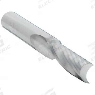 ONSRUD Solid Router Bit: Spiral O-Flute Upcut, 1/4" Cut Dia - Spiral O-Flute Router Bits for Plastics
