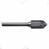 CLEVELAND Countersink: 90°, 6 Flute, 3/8 in Body Dia, Carbide (MPN C46387). Key specifications — attr1301035: CLEVELAND.