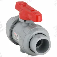ASAHI Manual Two-Way Ball Valve: 1 in, CPVC, Straight, 150 psi Max. Pressure (CWP), One-Piece, Tee (MPN 1613010). Key specifications — Brand: ASAHI; Handle: Tee.