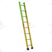 LOUISVILLE LADDER Straight Ladder: 8 ft Ladder Size, Fiberglass, 375 lb Load Capacity, 18 lb Wt (MPN FE8908). Key specifications — Color: Yellow; Brand: LOUISVILLE LADDER; Included Features: Side Rail Bumpers; Shoe Type: Slip-Resistant.