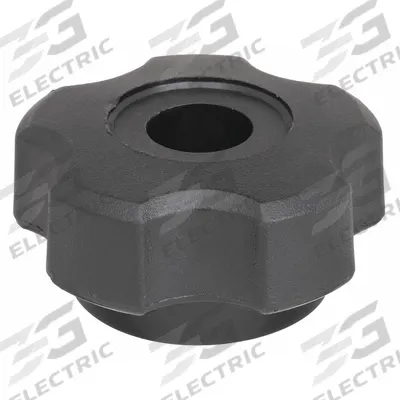 INNOVATIVE COMPONENTS Hand Knob: 5 Point, Plastic w/ Steel Thread, 5/16"-18 Thread - 5-Arm Knobs with Threaded Through-Hole