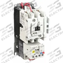 EATON NEMA Magnetic Motor Starter: Non-Reversing, 3 Poles, NEMA Size 1, 27 A, 240V AC Coil (MPN AN19DN0B5E020). Key specifications — Brand: EATON; Auxiliary Contact Form: 1NO; Coil Voltage: 220/240V AC; Phase: Three; Operator: None; Operator Controls: None; Auxiliary Contacts Included: 1NO; Signaling Features: Pilot Light.