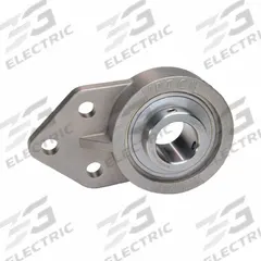 IPTCI BEARINGS 3 Bolt Flange Bearing: Radial Ball, 1 3/8 in Bore, SS, Set Screws, 3 3/4 in Lg (MPN SUCSFB207-22 IP69K). Key specifications — Bore Type: Cylindrical; Brand: IPTCI BEARINGS; Lubricant Material: H-1 Grease; Mounting Bolt Size: 7/16 in; Split Housing: Not Split; System of Measurement: Inch.