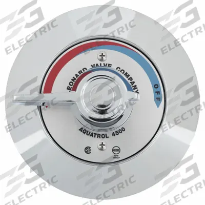 LEONARD VALVE Mixing Valve: 1/2 in Inlet Connection Size, 1/2 in Outlet Connection Size - Point-of-Use Mixing Valves