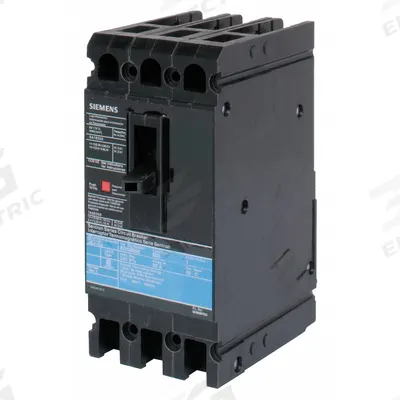 Siemens Molded Case Circuit Breaker: 45 A Amps, 10kA at 240V AC, Fixed, Load Side Lug - ED-Frame Siemens Molded Case Circuit Breakers