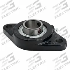 TIMKEN Flange Mount Bearing: Radial Ball, 2 in Bore, Cast Iron, Set Screws, 7 9/16 in Lg, Rhombus (MPN YCJT2S). Key specifications — Bore Type: Cylindrical; Brand: TIMKEN; Lubricant Material: NLGI 2 Lithium Complex Grease; Mounting Bolt Size: 1/2 in; Split Housing: Not Split; System of Measurement: Inch.