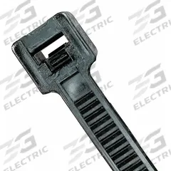 GRAINGER Cable Tie: 6 1/2 in Nominal Lg, 1 1/2 in Nominal Max. Bundle Dia., 0.1 in Wd, Black, 100 PK (MPN 36J132). Key specifications — Outdoor Use: Yes; Color: Black; Brand: GRAINGER.