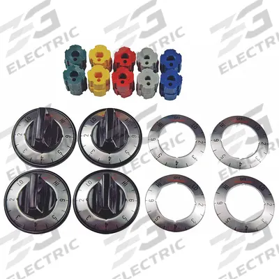 ROBERTSHAW Electric Range Knob Kit: Mfr Part # 4590-764 - Assorted Brands Oven Replacement Parts