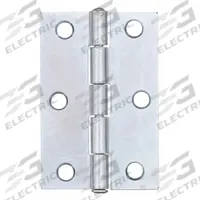 APPROVED VENDOR Butt Hinge: Steel, Full Surface, 7/8 in Leaf Wd (MPN 1RBT7). Key specifications — Removable Pin: No; Bearing Type: Plain; Material: Steel.