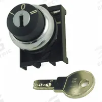 EATON Keyed Selector Switch: 3 Position, 22 mm Panel Mounting Size, Series M22 (MPN M22M-WRS3-A1). Key specifications — Manufacturer Part Number: M22M-WRS3-A1; Brand: EATON; Switch Action: Maintained/Maintained/Maintained; Key Removal Position: Any Position.