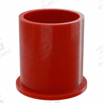 BUNTING BEARINGS Flanged Sleeve Bearing: PTFE, 1 1/2 in Bore, 1 3/4 in OD, 2 in Overall Lg - General Purpose Plastic Flanged Sleeve Bearings