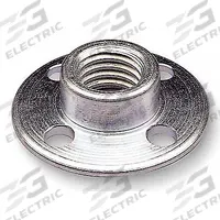 3M Fiber Disc Retainer Nut: 5/8"-11, 1/2 in Ht, Silver, 10 PK (MPN 05621). Key specifications — Brand: 3M.