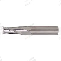CLEVELAND Corner Radius End Mill: Carbide, TiAlN Coated, 2 Flute, 1/8" Mill Dia, 1/2" LOC, 0.01" Rad (MPN C81011)