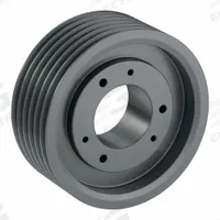 APPROVED VENDOR V-Belt Pulley: 3V690, 6 Groove, 6.9 in OD, Bushed Bore, SK, For 3V/3VX Belt Section (MPN 63V690SK). Key specifications — Pulley Industry Number: 3V690; Pitch Diameter: 6.9 in (3V); For Belt Section (broad, with similar types): 3V or 3VX.
