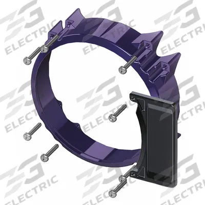 FEDERAL SIGNAL Indicator Ring: Global Series, Polycarbonate, Magenta - Accessories for Audible Alarms